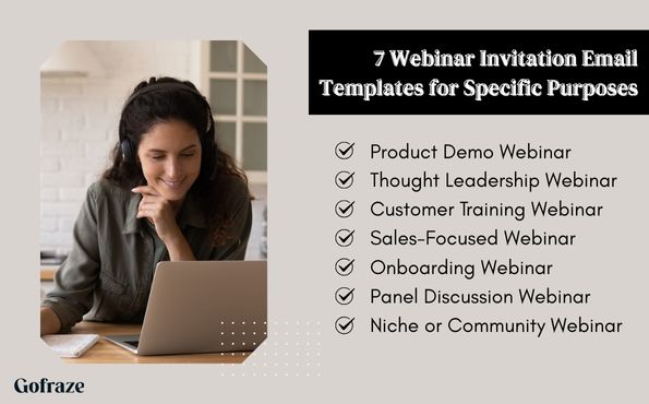 Webinar Invitation Email Templates for Specific Purposes