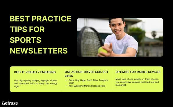 Best Practice Tips for Sports Newsletters